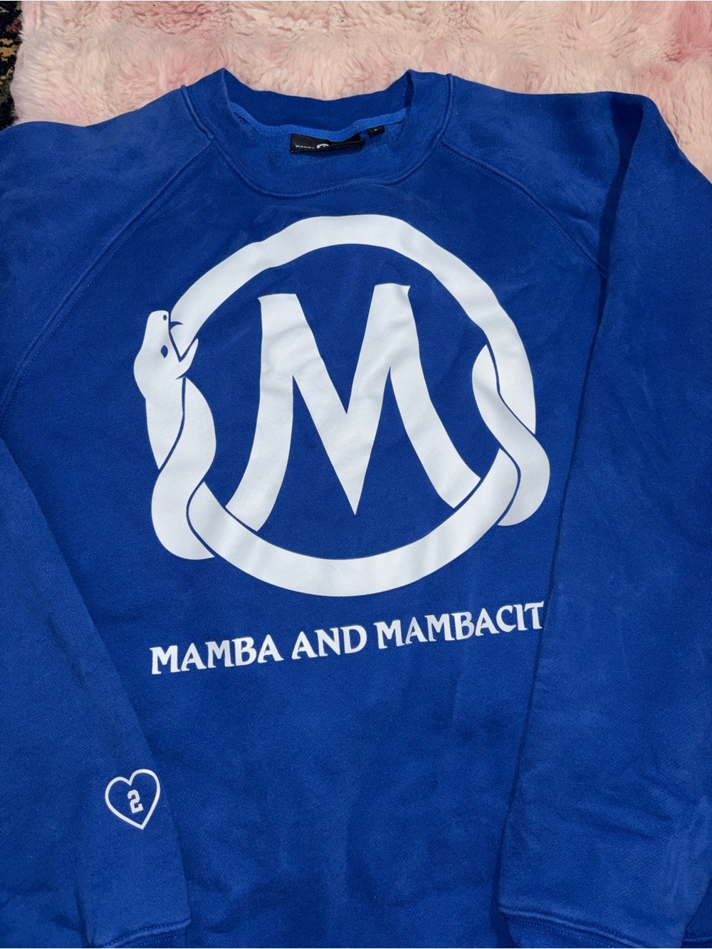 Mamba and Mambacita Royal Blue Graphic Sweatshirt - Picture 2 of 8